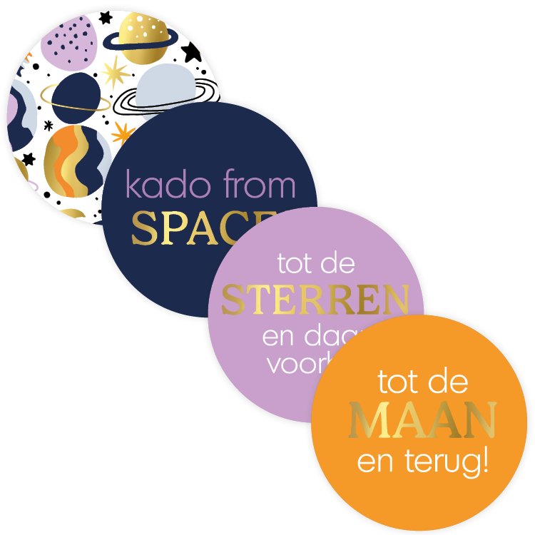 cadeausticker galaxy