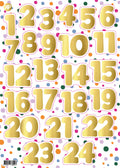 stickervel cijfers