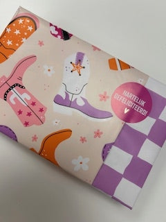 cadeaupapier lucky boots