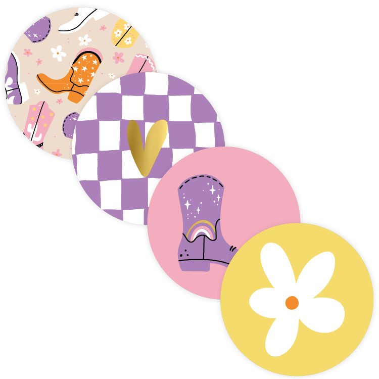 cadeausticker lucky boots