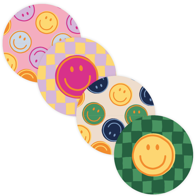 cadeausticker smiley