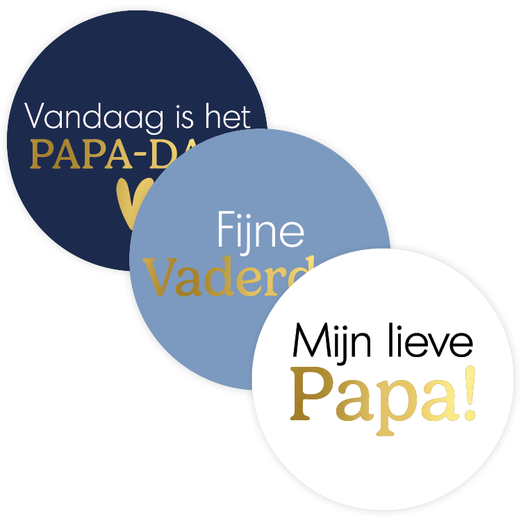 cadeausticker vaderdag