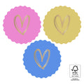 cadeausticker heart gold happy