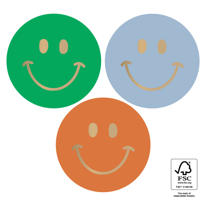 cadeausticker smiley gold joy