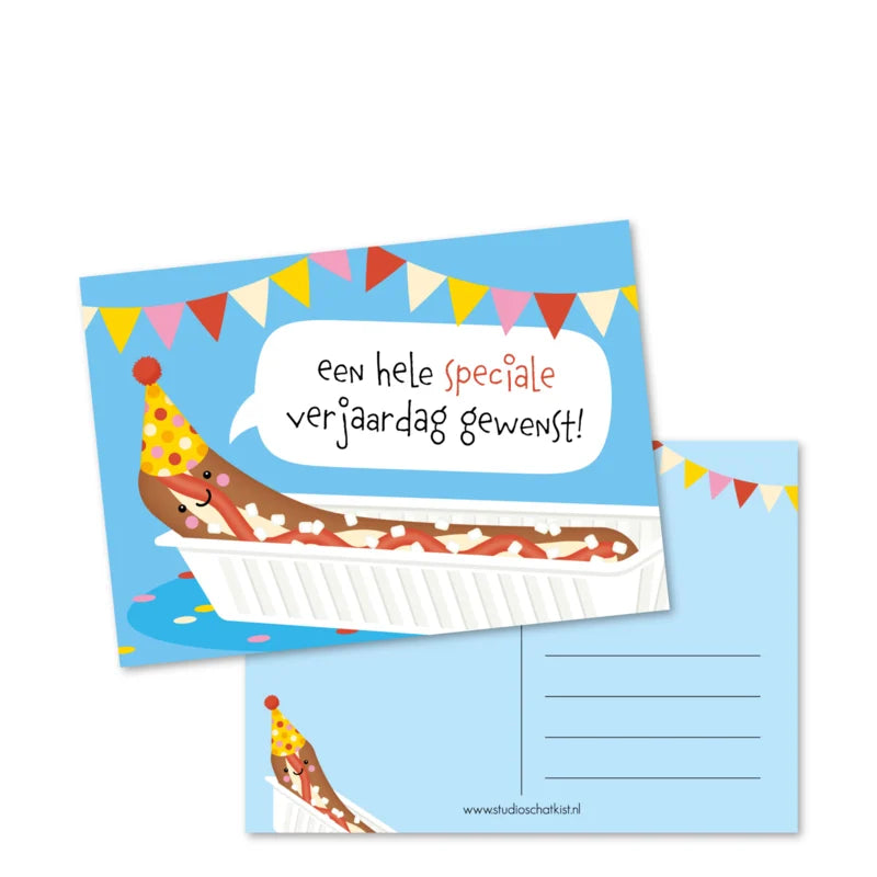 kaart een hele speciale verjaardag gewenst