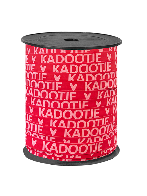 cadeaulint kadootje rood roze