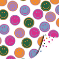 cadeaupapier smiley confetti