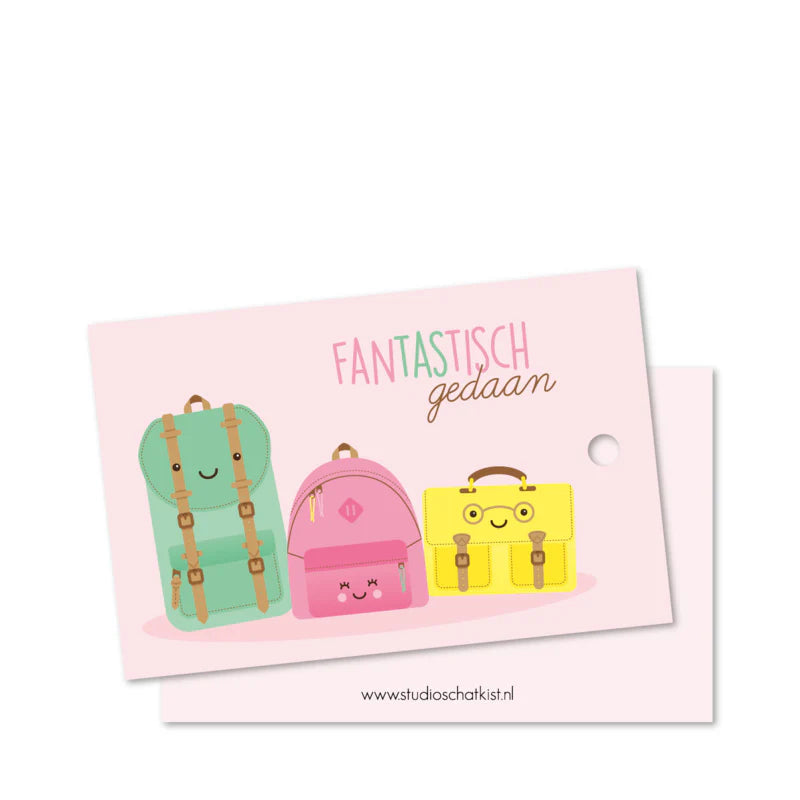 cadeaulabel fantastisch gedaan