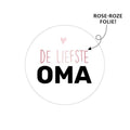 cadeausticker de liefste oma