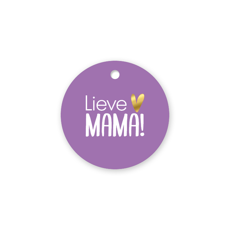 cadeaulabel lieve mama