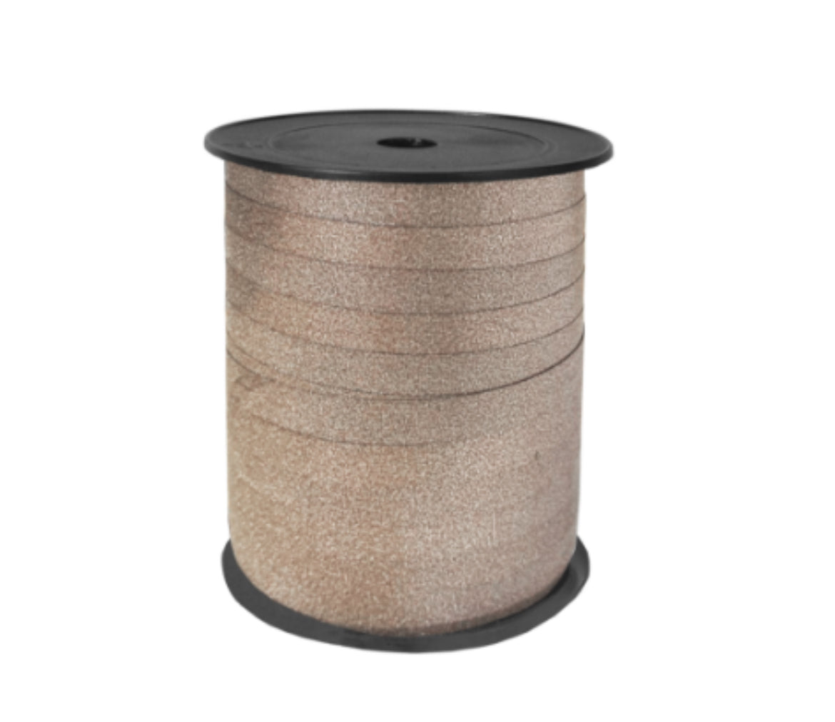 cadeaulint bruin glitter