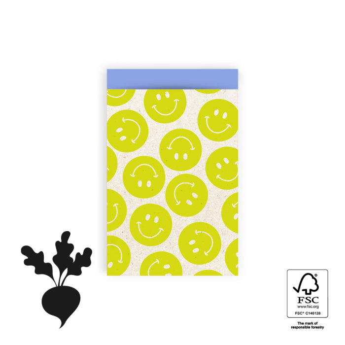 cadeauzakjes smile lemon yellow blue