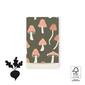 cadeauzakjes mushrooms forest green