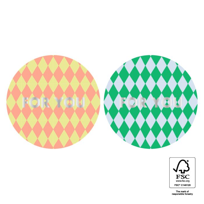 cadeausticker for you harlequin