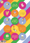 stickervel feest