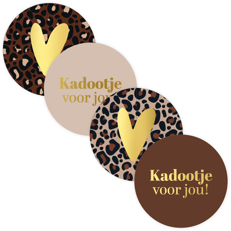 cadeausticker kadootje voor jou hart