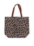 canvas tas leopard mokka beige kassaplan