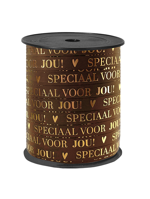 cadeaulint speciaal voor jou bruingoud