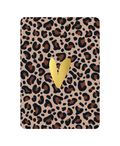 kaart hart goud leopard mokka