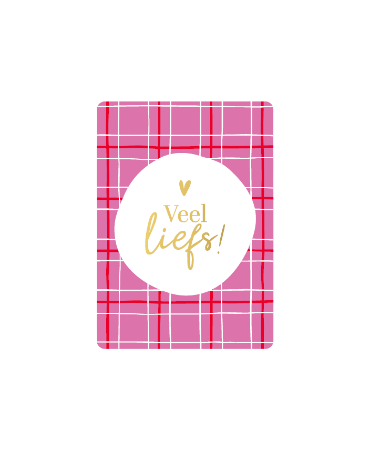 cadeaukaart veel liefs