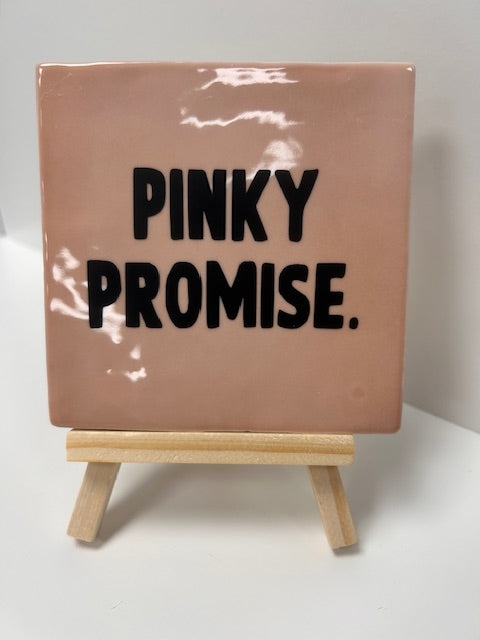 Tegel pinky promise.