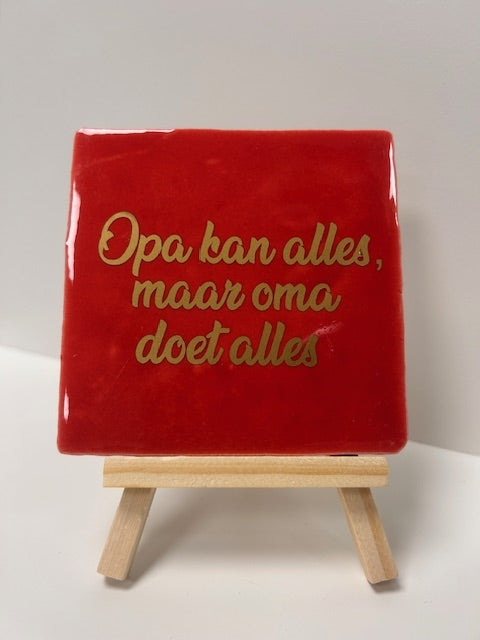 tegel opa kan alles maar oma doet alles