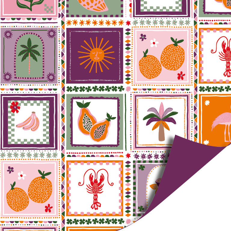 cadeaupapier bohemian summer