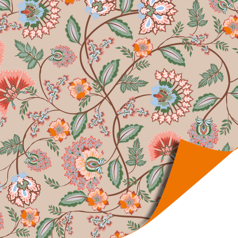 Cadeaupapier boho bloom