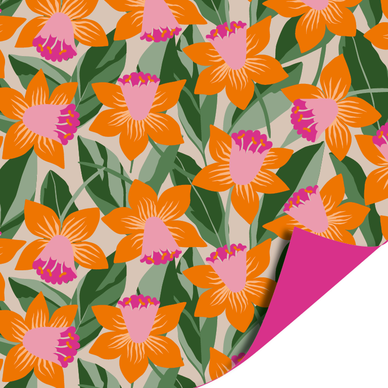Cadeaupapier retro riviera