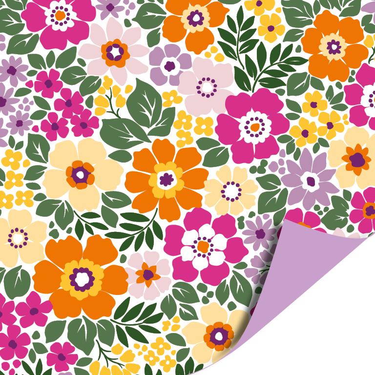 cadeaupapier summer flowers
