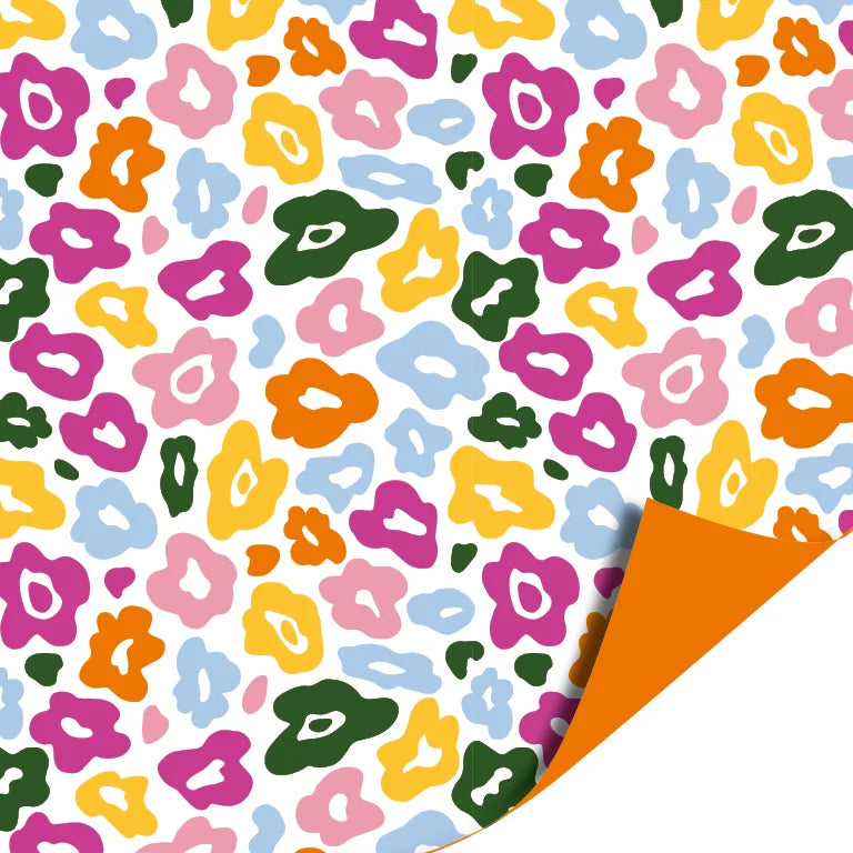 cadeaupapier leopard garden