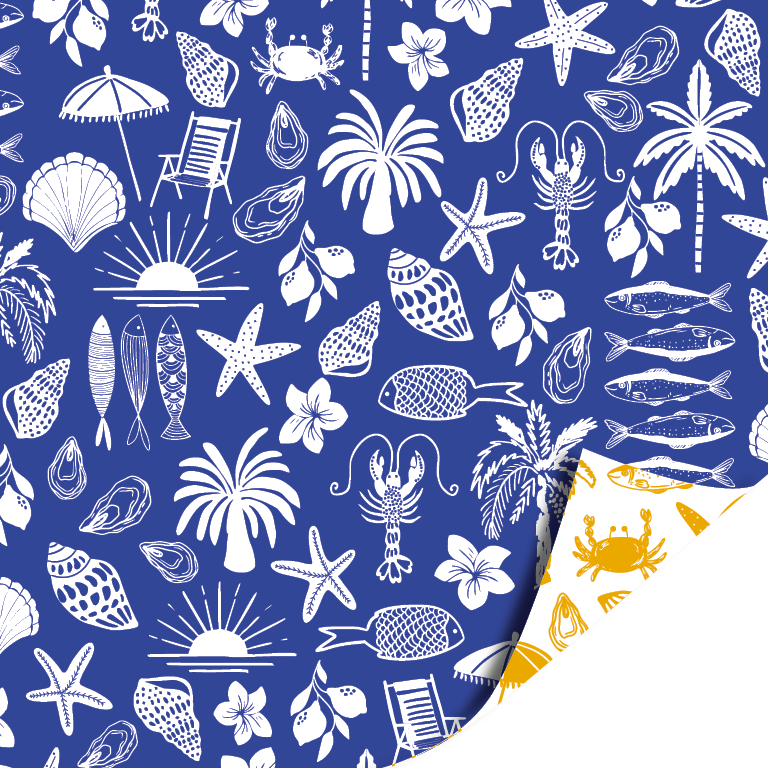cadeaupapier sand shells