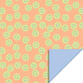cadeaupapier Smile Orange - Blue