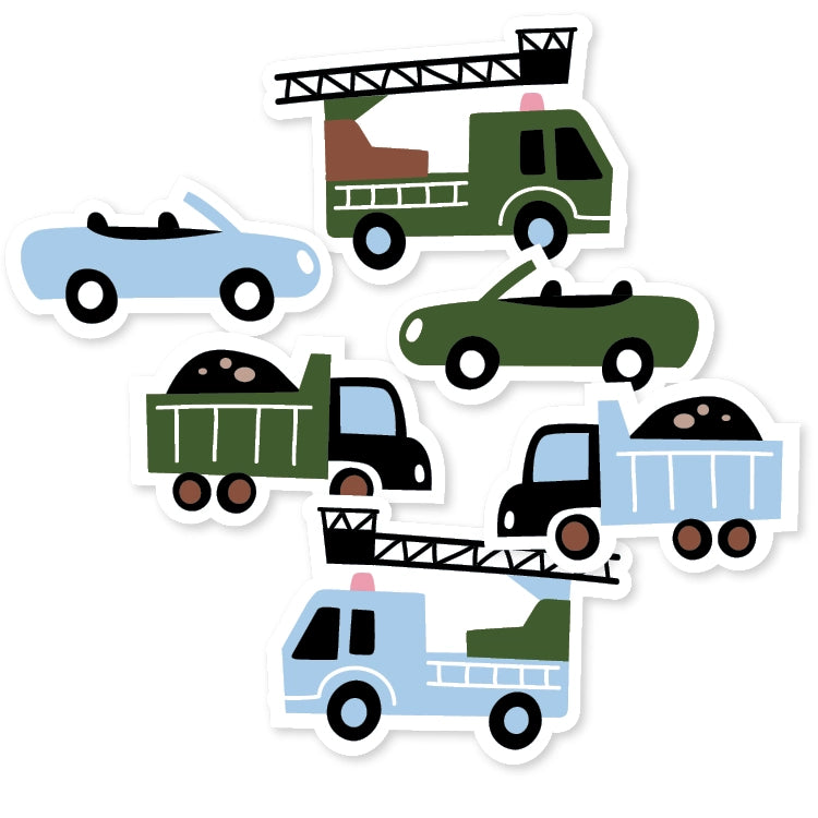 cadeausticker little cars