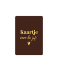 cadeaukaart kaartje voor de juf