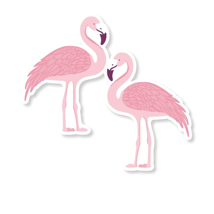 cadeausticker flamingo