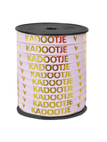 cadeaulint kadootje lila goud