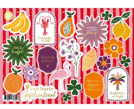 Stickervel bohemian summer