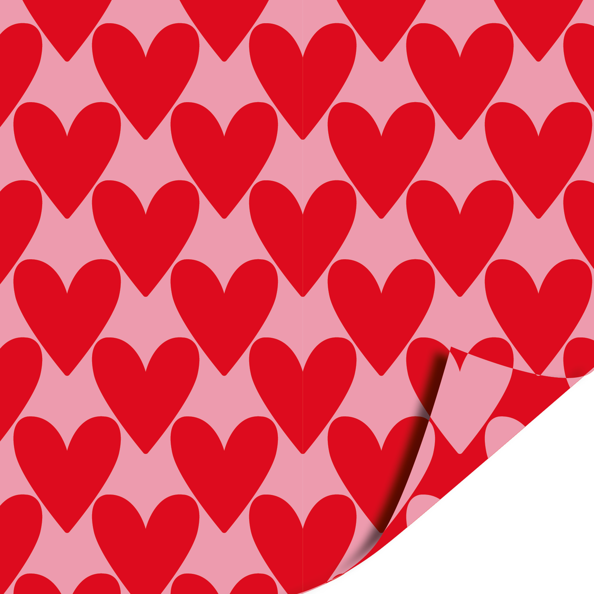 cadeaupapier hartjes xl