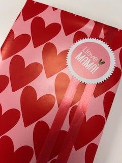 cadeaupapier hartjes xl