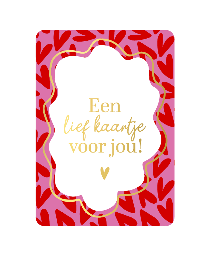 kaart een lief kaartje voor jou!