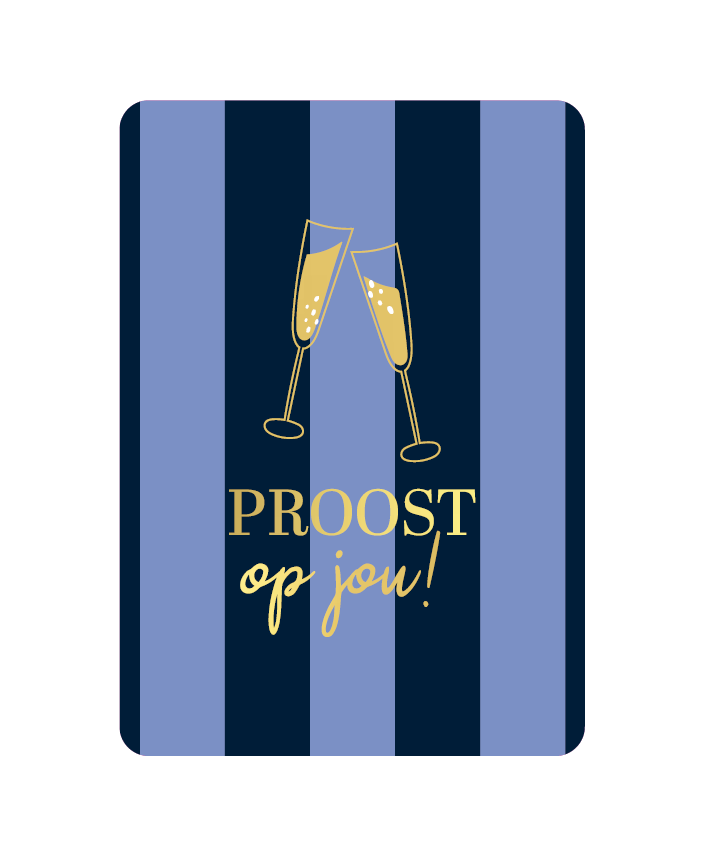 kaart proost op jou!