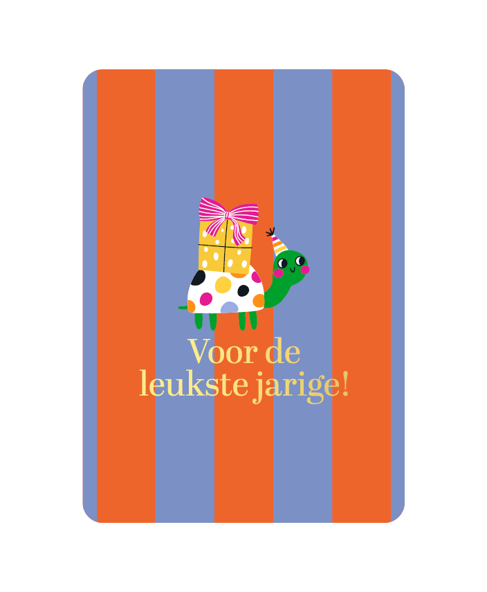 kaart voor de leukste jarige!