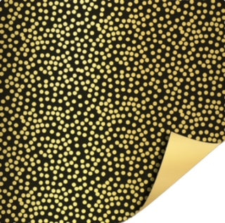 cadeaupapier minidots goud