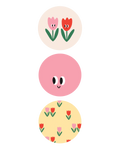 cadeausticker tulips