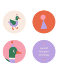 cadeausticker ducks