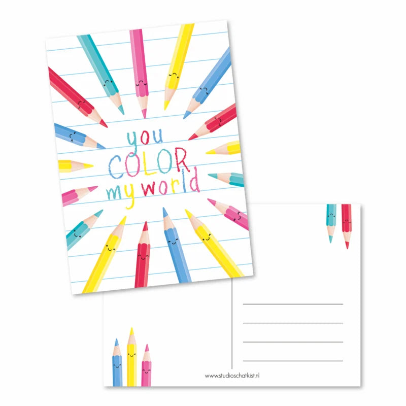 kaart you color my world