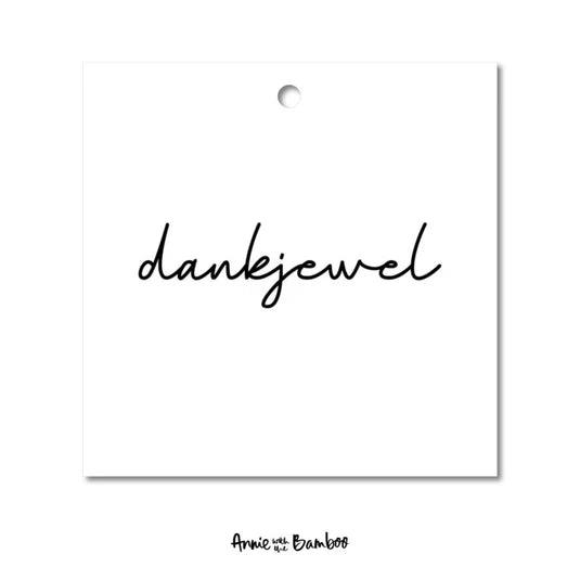 cadeaulabel dankjewel