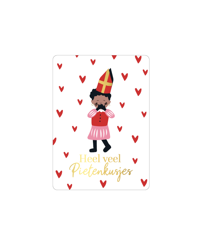 cadeaukaart heel veel pietenkusjes