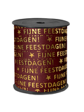 cadeaulint fijne feestdagen burgundy goud